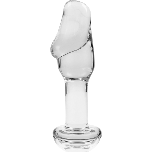 SERIE NEBULA DE IBIZA - MODELO 6 PLUG ANAL CRISTAL BOROSILICATO 12,5 X 4 CM TRANSPARENTE TRANSPARENTE TAMAÑO 1 - Imagen 3