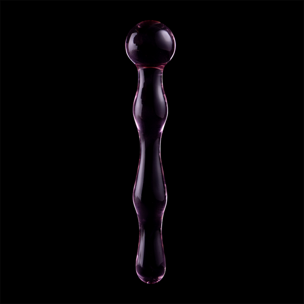 NEBULA SERIES BY IBIZA - MODELO 13 DILDO DE CRISTAL BOROSILICATO 18 X 3,5 CM ROSA - Imagen 7