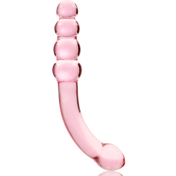 NEBULA SERIES BY IBIZA - MODELO 14 DILDO DE CRISTAL BOROSILICATO 18,5 X 3 CM ROSA - Imagen 3