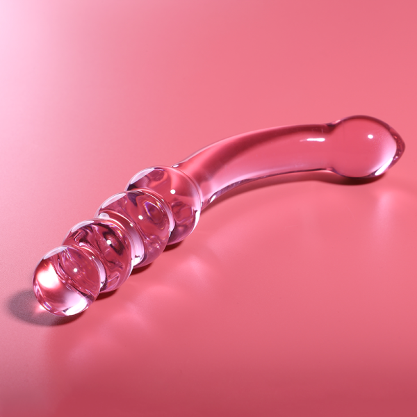 NEBULA SERIES BY IBIZA - MODELO 14 DILDO DE CRISTAL BOROSILICATO 18,5 X 3 CM ROSA - Imagen 6