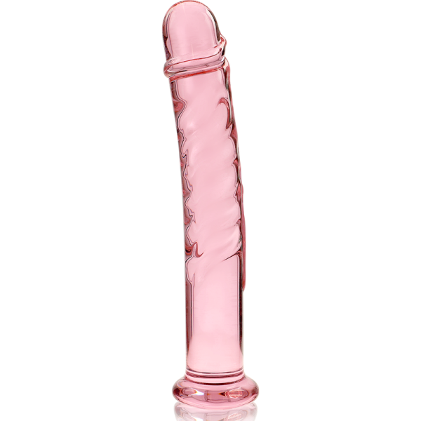 NEBULA SERIES BY IBIZA - MODELO 16 DILDO DE CRISTAL BOROSILICATO 18,5 X 3 CM ROSA - Imagen 3