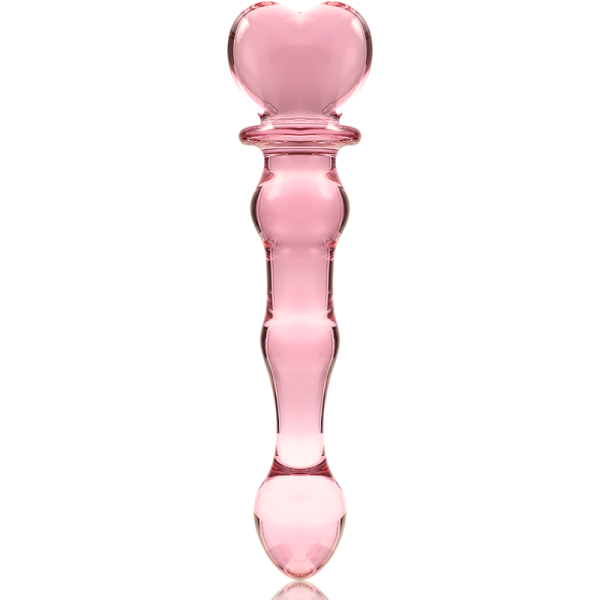 NEBULA SERIES BY IBIZA - MODELO 21 DILDO DE CRISTAL BOROSILICATO 20,5 X 3,5 CM ROSA - Imagen 3