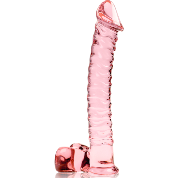 NEBULA SERIES BY IBIZA - MODELO 23 DILDO DE CRISTAL BOROSILICATO 21,5 X 4 CM ROSA - Imagen 3