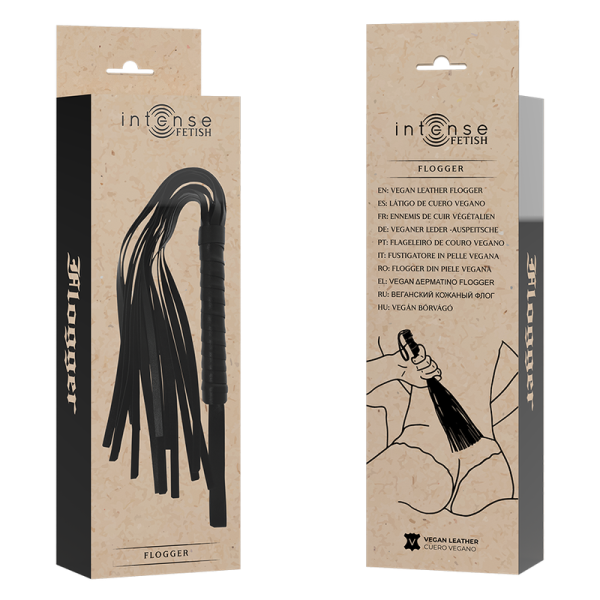 FETISH INTENSO - FLOGGER DE CUERO VEGANO - Imagen 5