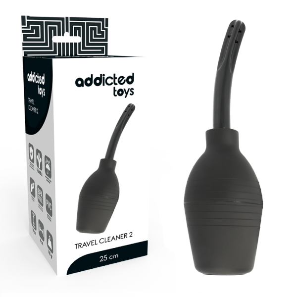 ADDICTED TOYS SQUEEZE PEAR LIMPIEZA ANAL NEGRO