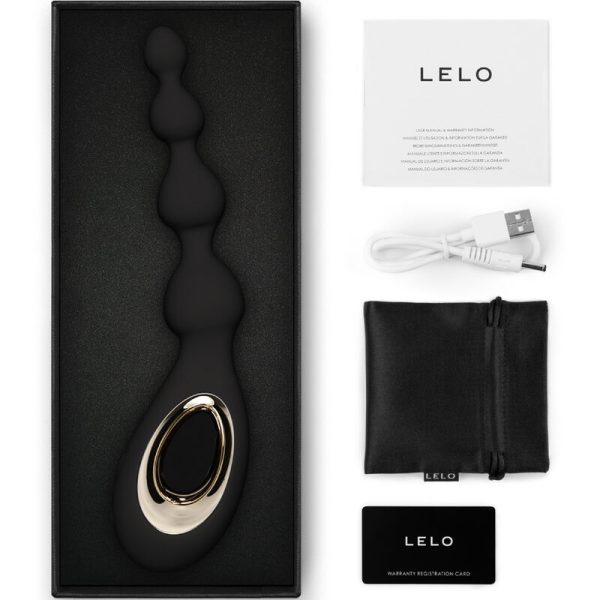 LELO - SORAYA BEADS MASAJE ANAL NEGRO NEGRO TALLA ÚNICA - Imagen 2