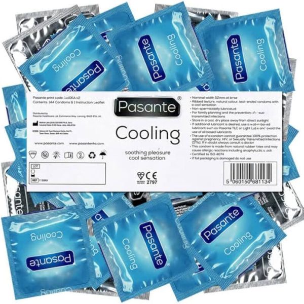 PASANTE - CONDONES EFECTO REFRIGERANTE BOLSA 144 UNIDADES - Imagen 3