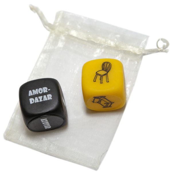 DIABLO SPICY - BOLSA DE JUEGO CON DADOS SADO 3 MM x 3 MM + DADOS ITEM