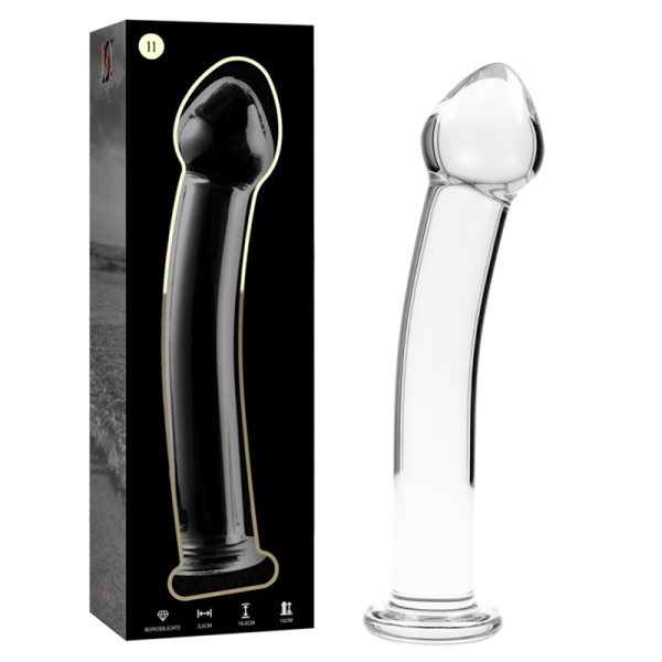 SERIE NEBULA DE IBIZA - MODELO 11 DILDO DE CRISTAL BOROSILICATO 16 X 3 CM - Imagen 2