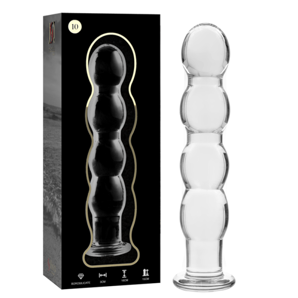 NEBULA SERIES BY IBIZA - MODELO 10 DILDO DE CRISTAL BOROSILICATO 16,5 X 3,5 CM TRANSPARENTE TRANSPARENTE TALLA 1 - Imagen 2