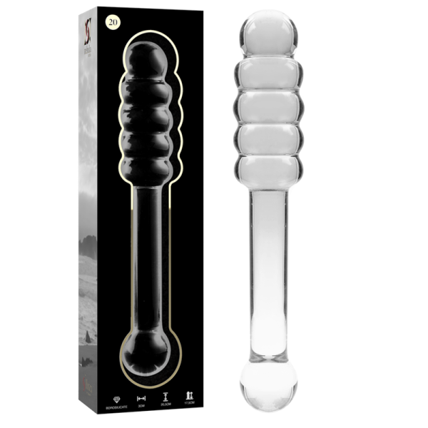 NEBULA SERIES BY IBIZA - MODELO 20 DILDO DE CRISTAL BOROSILICATO 20,5 X 3 CM TRANSPARENTE TRANSPARENTE TALLA 1 - Imagen 2