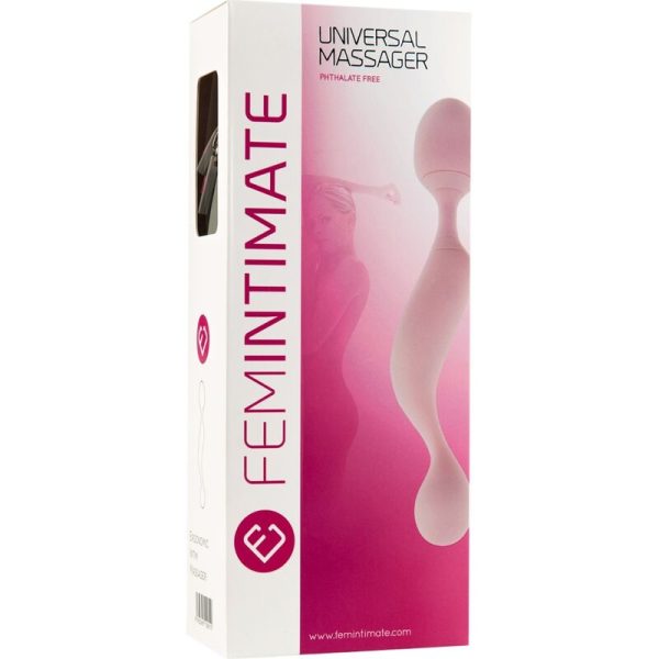 FEMINTIMATE - MASAJEADOR UNIVERSAL VIBRADOR DE SILICONA ROSA - Imagen 5