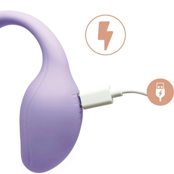 ADRIEN LASTIC - ESTIMULADOR DE CLITORIS SMART DREAM 3.0 Y CONTROL REMOTO DEL PUNTO G VIOLETA - APP GRATUITA - Imagen 5