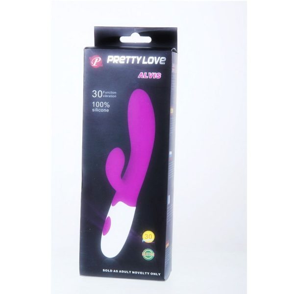 PRETTY LOVE FLIRTATION - VIBRADOR CON ESTIMULADOR DE CLITORIS ALVIS