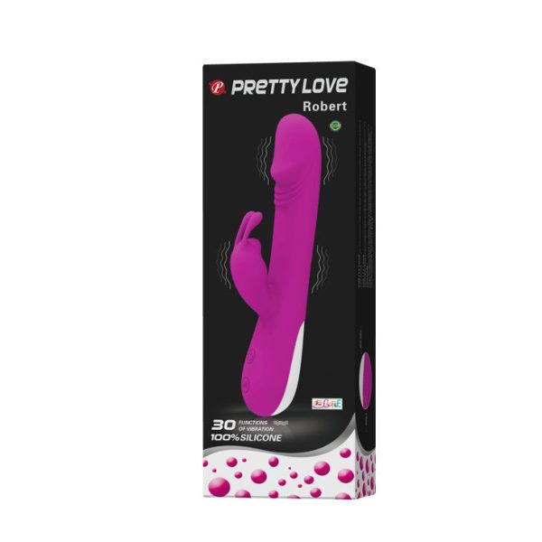 PRETTY LOVE FLIRTATION - VIBRADOR CON ESTIMULADOR DE CLITORIS ROBERT - Imagen 6