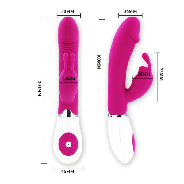 PRETTY LOVE FLIRTATION VIBRADOR CON GEN CONEJO - Imagen 6