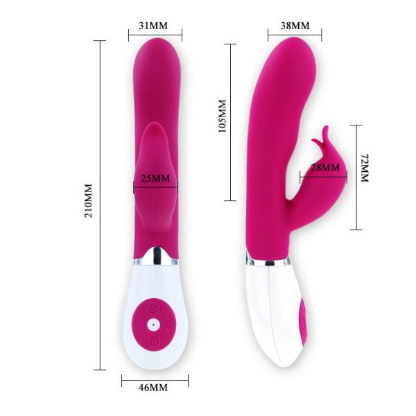 PRETTY LOVE FLIRTATION - VIBRADOR CON ESTIMULADOR FELIX - Imagen 6