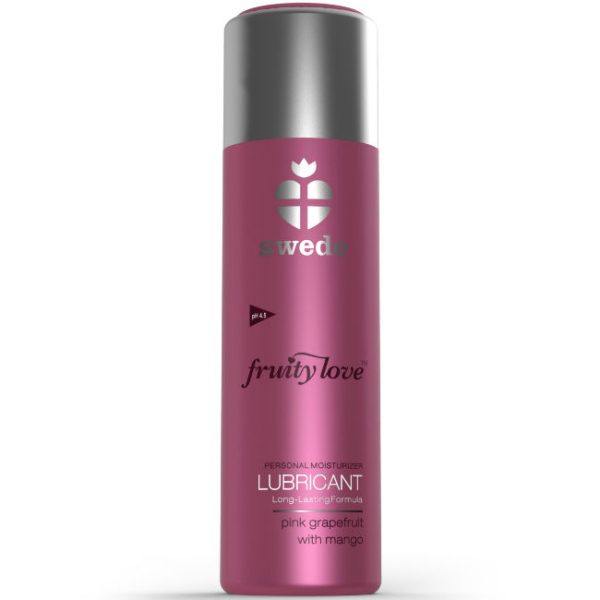 SWEDE - LUBRICANTE FRUITY LOVE POMELO ROSA CON MANGO 50 ML - Imagen 2