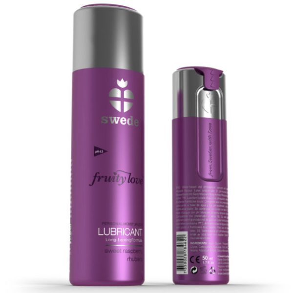 SUECIA - LUBRICANTE FRUITY LOVE FRAMBUESA RUIBARBO 50 ML