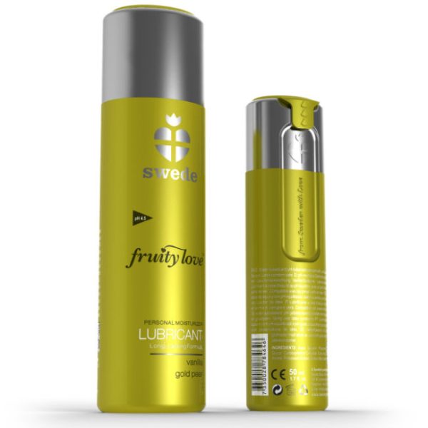 SUECIA - LUBRICANTE FRUITY LOVE VAINILLA GOLD PEAR 100 ML