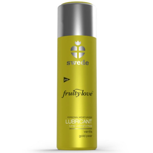 SUECIA - LUBRICANTE FRUITY LOVE VAINILLA GOLD PEAR 50 ML - Imagen 2