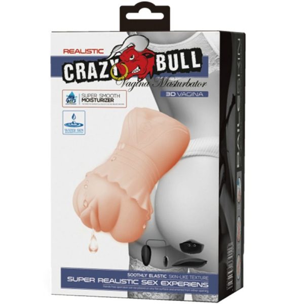 CRAZY BULL - MASTURBADOR VAGINA WATER SKIN CON BALAS VIBRANTES - Imagen 9