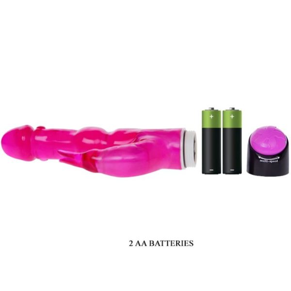 ONDAS DE PLACER VIBRADOR FANTASÍA CON CONEJO 23CM - Imagen 6