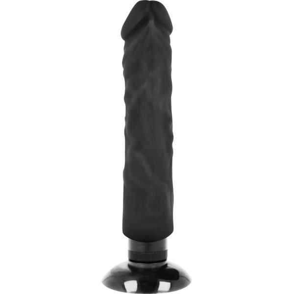 BASECOCK - VIBRADOR REALISTA BASECOCK 2-1 NEGRO 20 CM NEGRO TALLA 1 - Imagen 3