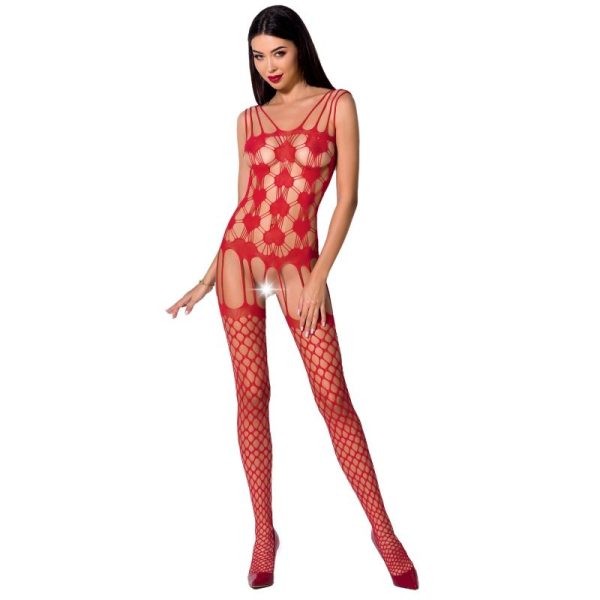 BODYSTOCKING PASSION WOMAN BS067 - ROJO TALLA ÚNICA ROJO TALLA ÚNICA