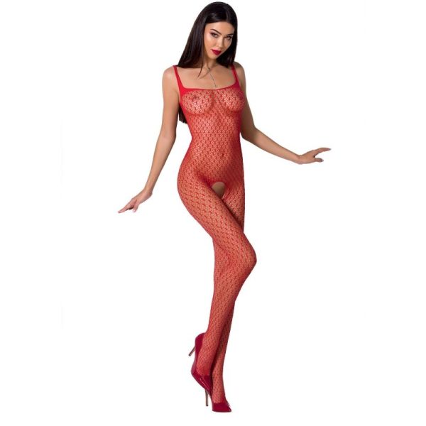 BODYSTOCKING PASSION WOMAN BS071 - ROJO TALLA ÚNICA ROJO TALLA ÚNICA