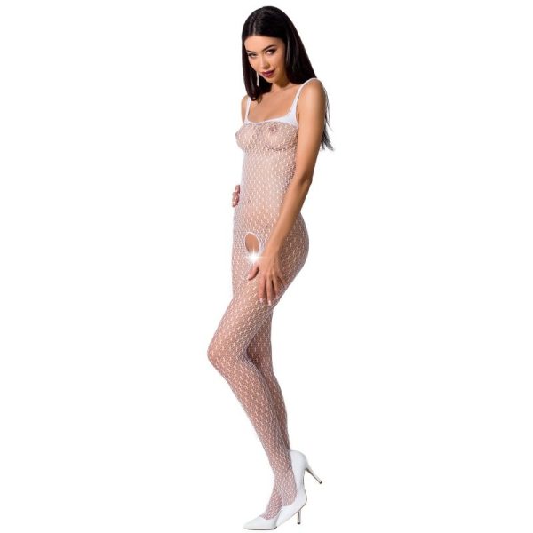 BODYSTOCKING PASSION MUJER BS071 - BLANCO TALLA ÚNICA BLANCO TALLA ÚNICA