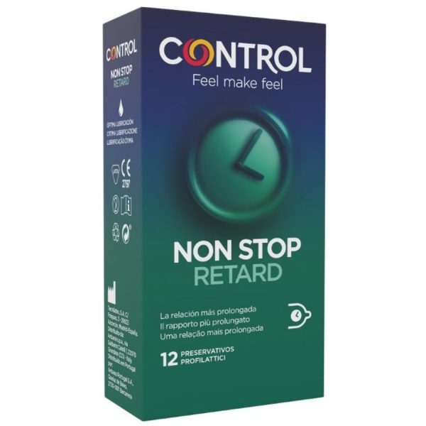 CONTROL - CONDONES RETARDADOS NON STOP 12 UNIDADES