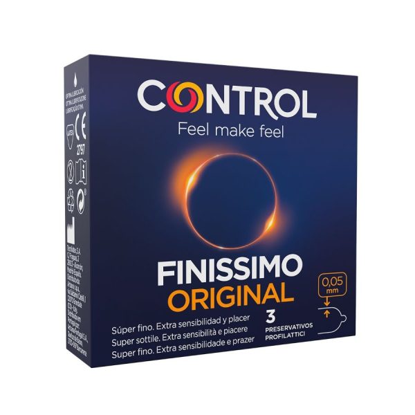 CONDONES CONTROL FINISSIMO 3 UNIDADES