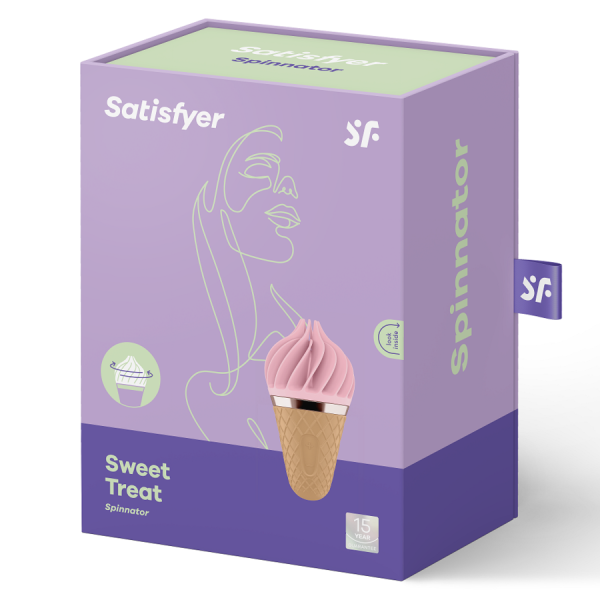 SATISFYER SWEET TREAT SPINNATOR MARRÓN Y - Imagen 3