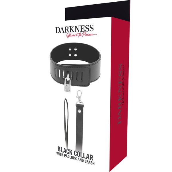 DARKNESS - COLLAR BDSM CON CIERRE NEGRO - Imagen 5