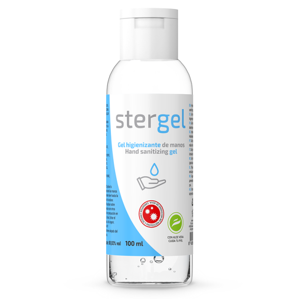 STERGEL - GEL DESINFECTANTE DE MANOS HIDROALCOHÓLICO DE ALOE VERA 100ML