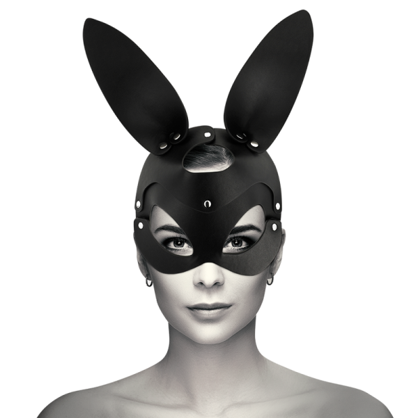 COQUETTE CHIC DESIRE - MASCARILLA DE CUERO VEGANO CON OREJAS DE CONEJO - Imagen 2