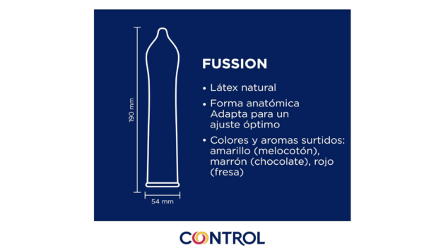 CONTROL ADAPTA FUSSION CONDOMS 144 UNITS - Image 2