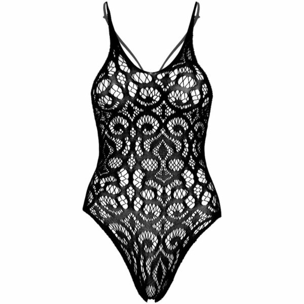BODY DE RENDA LEG AVENUE - PRETO - Image 5
