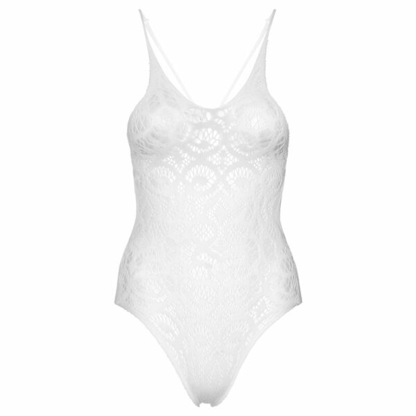 BODY DE RENDA LEG AVENUE - BRANCO - Image 4