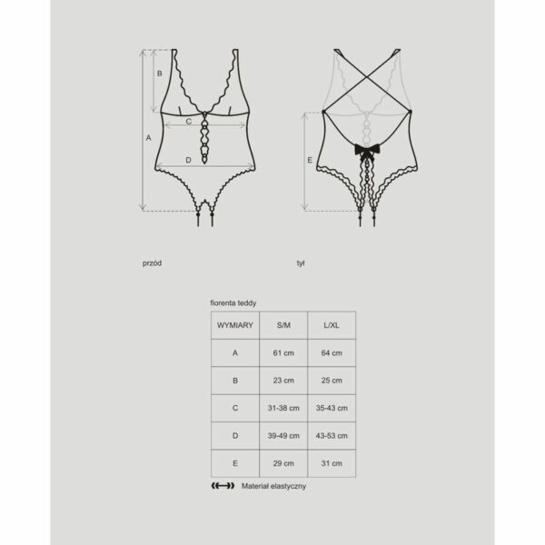 OBSESSIVE - FIORENTA TEDDY L/XL - Image 5