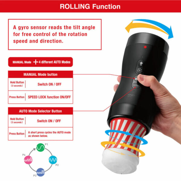 TENGA VACUUM GYRO ROLLER SUCÇÃO E ROTAÇÃO - Image 5