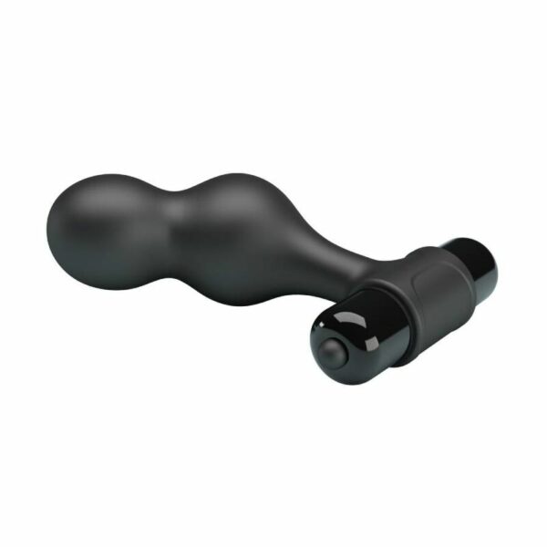 MR PLAY - PLUG ANAL VIBRANTE DE SILICONE PRETO - Image 6