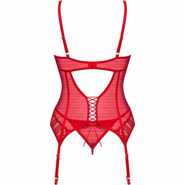 OBSESSIVE - INGRIDIA CORSET E TANGA VERMELHA - Image 6