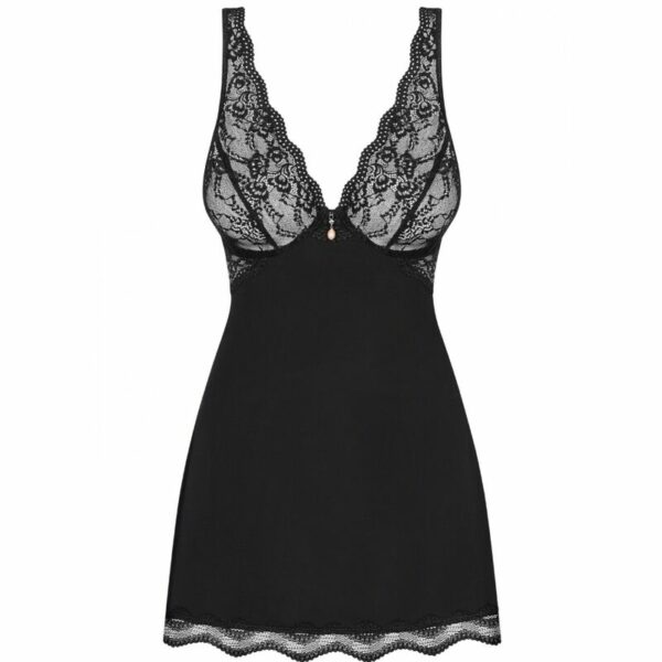 OBSESSIVE - LUVAE BABYDOLL E TANGA PRETO XS/S - Image 3