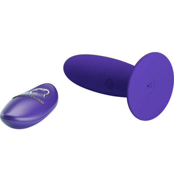 PRETTY LOVE - JUVENTUDE PLUG VIBRADOR ANAL CONTROLE REMOTO VIOLETA - Image 3