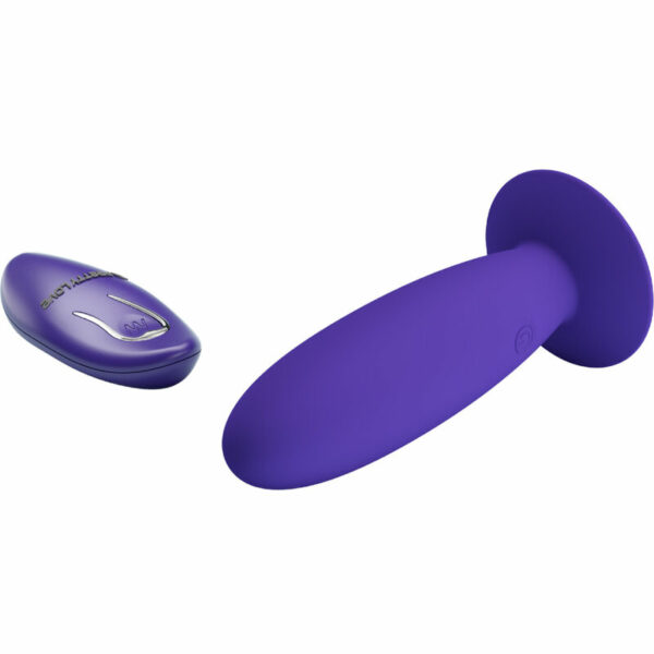 PRETTY LOVE - JUVENTUDE PLUG VIBRADOR ANAL CONTROLE REMOTO VIOLETA - Image 2