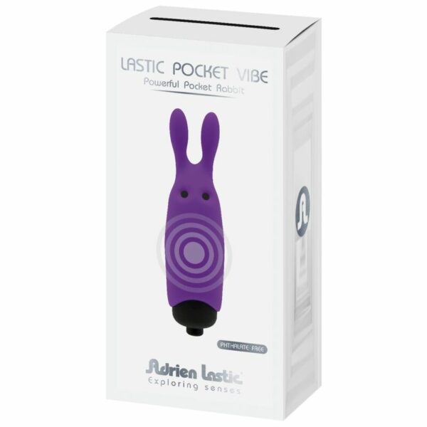 ADRIEN LASTIC - VIBRADOR DE COELHO VIOLETA DE BOLSO LASTIC - Image 6