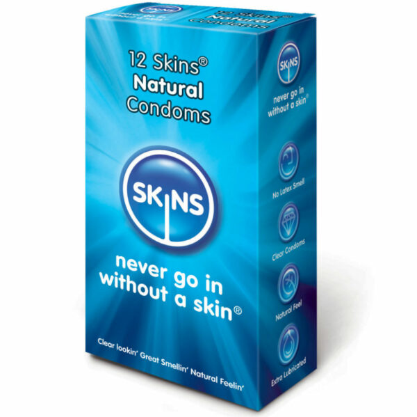 SKINS - CONDOM NATURAL PACK 12 - Image 2