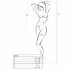 PASSION WOMAN BS025 BODYSTOCKING VESTIDO ESTILO BRANCO UM TAMANHO - Image 2